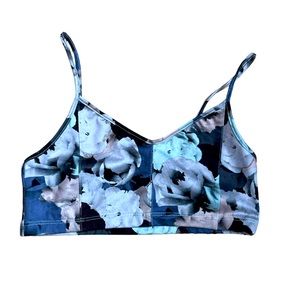 Live the process sports floral bralette size medium